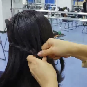 五分钟优雅盘发